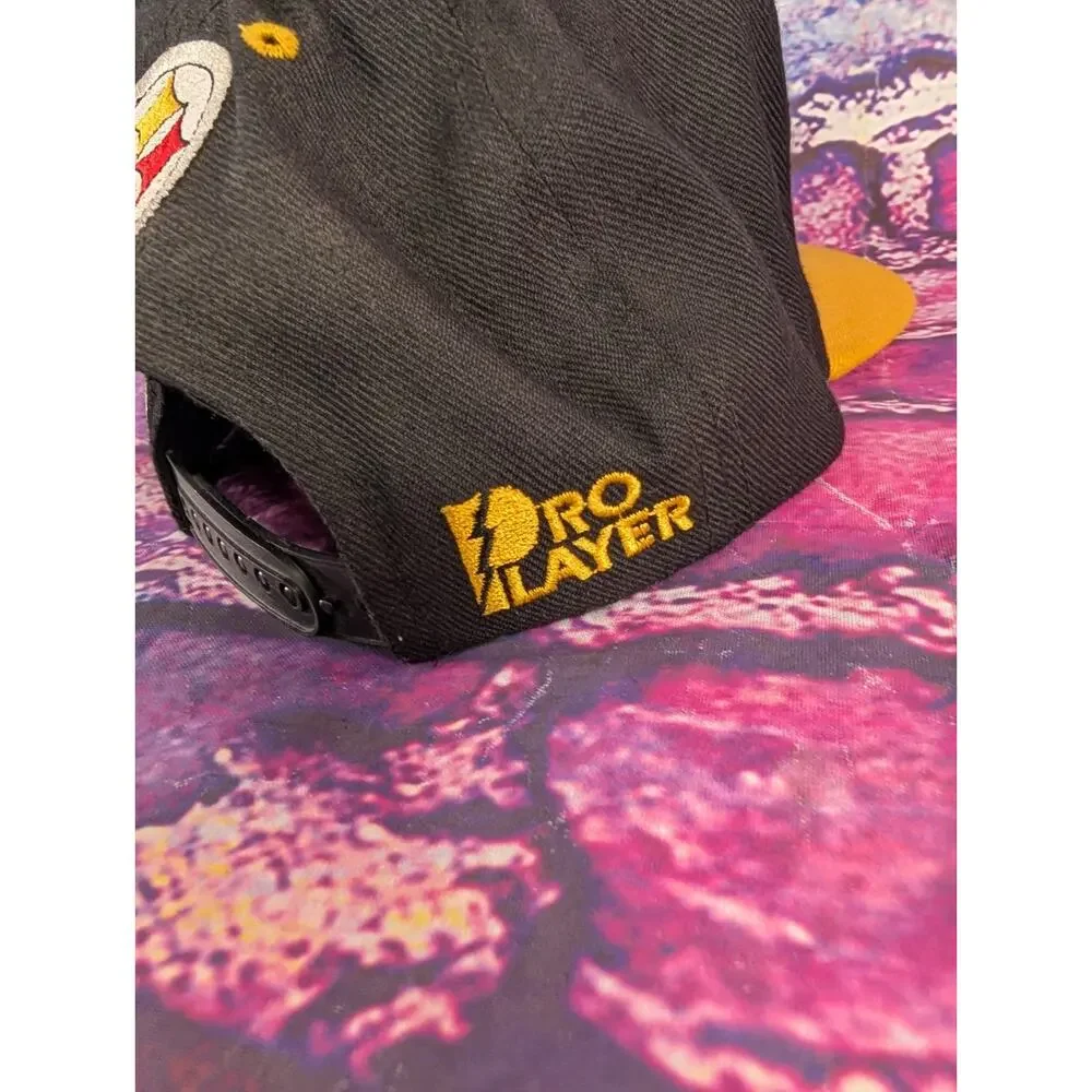 Vintage Pittsburgh Steelers Pro Player NFL Snapback Hat Cap '90s Logo Wool Blend